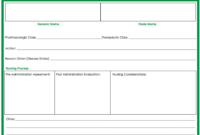 E94D9D Nursing Drug Cards Template | Wiring Resources pertaining to Medication Card Template