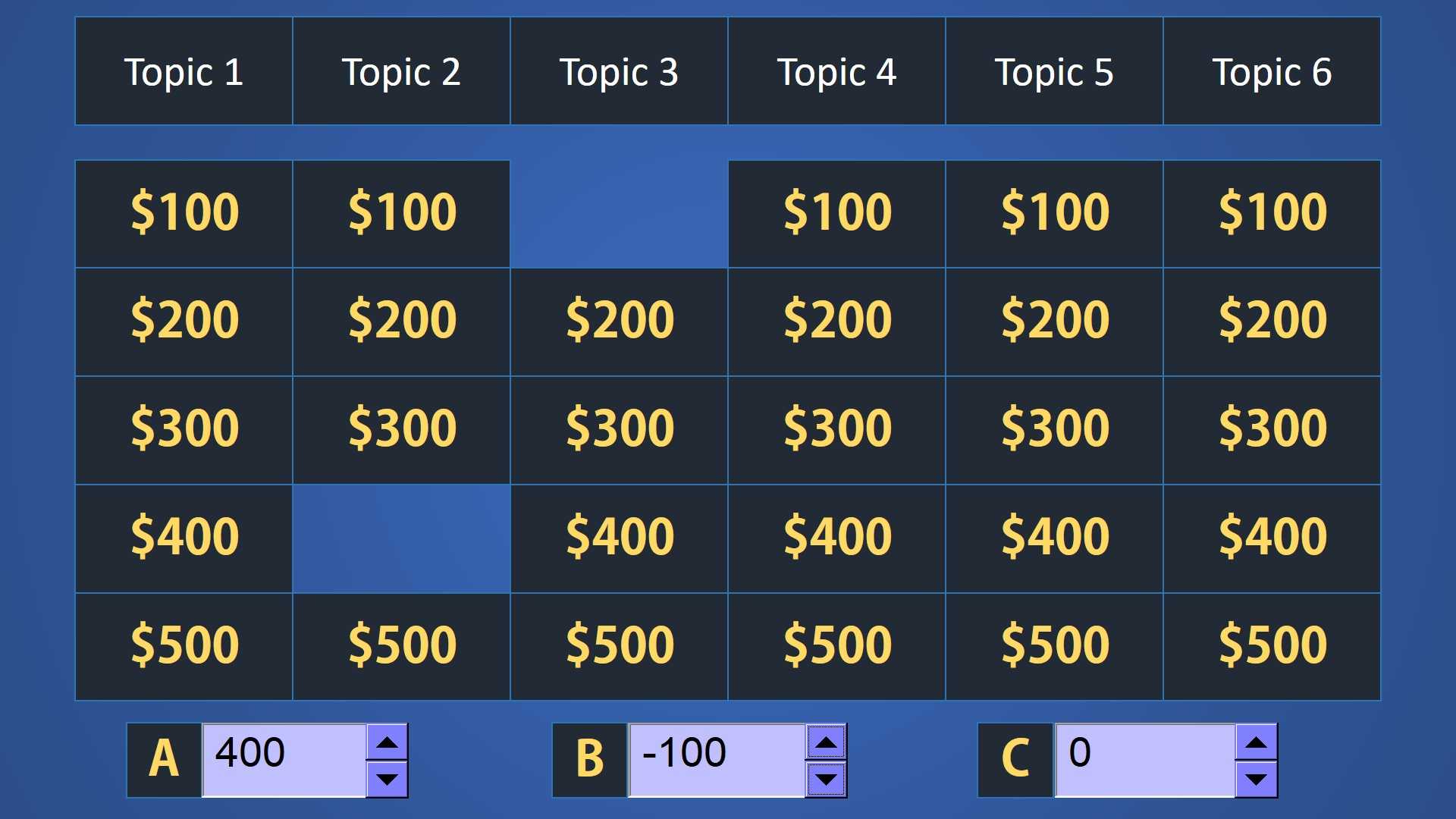 Easy Jeopardy Powerpoint Template (Premium) – Easy Jeopardy Inside Jeopardy Powerpoint Template With Sound