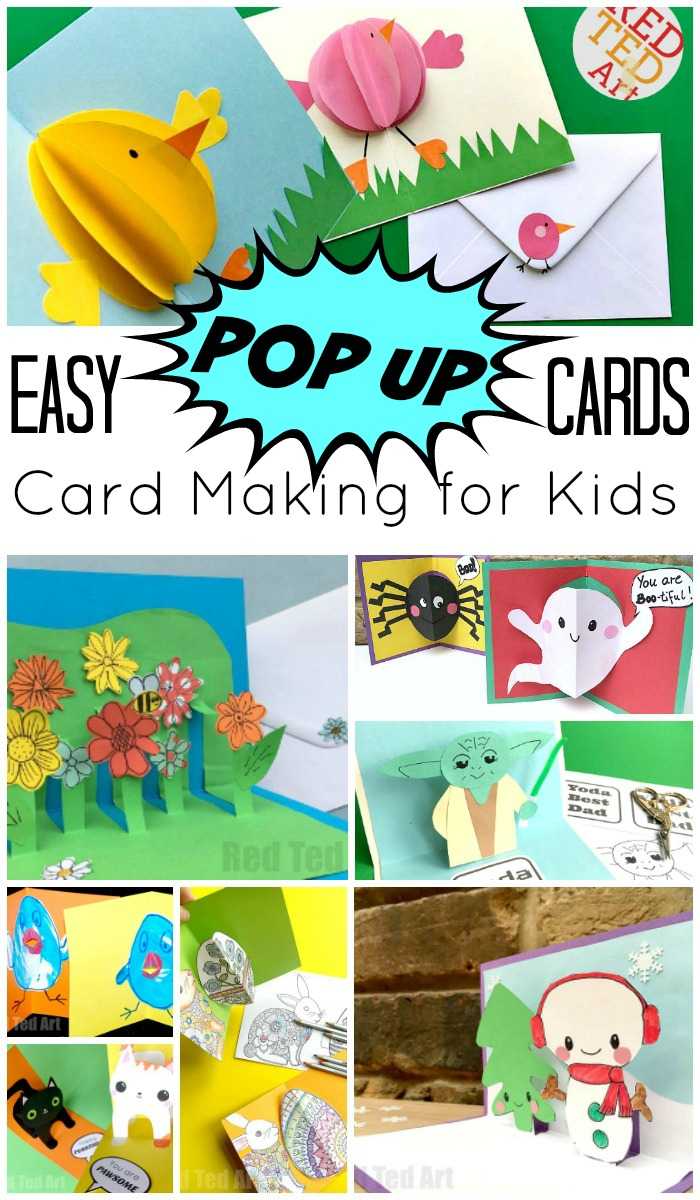 Easy Pop Up Card How To Projects – Red Ted Art In Diy Pop Up Cards Templates