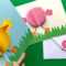Easy Pop Up Chick Card – 3D Easter Card Diy – Cute & Easy Inside Easter Card Template Ks2
