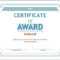 Editable Award Certificate Template In Word #1476 Throughout Throughout Certificate Of Recognition Word Template