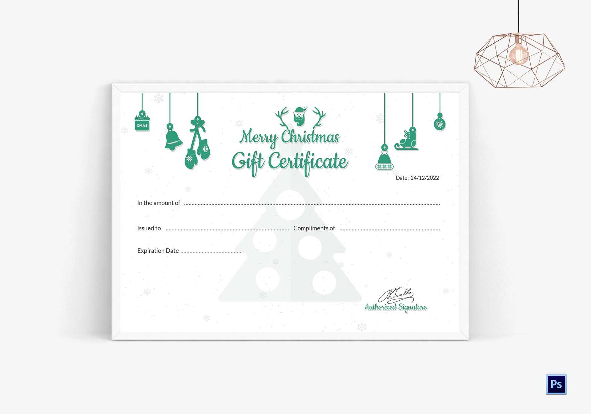 Editable Christmas Gift Certificate Within Merry Christmas Gift Certificate Templates