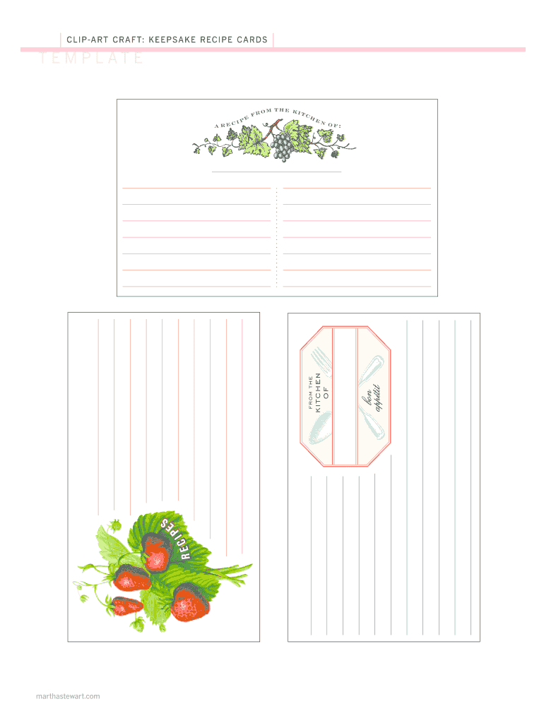 Editable Recipe Template Pdf – Fill Online, Printable With Fillable Recipe Card Template