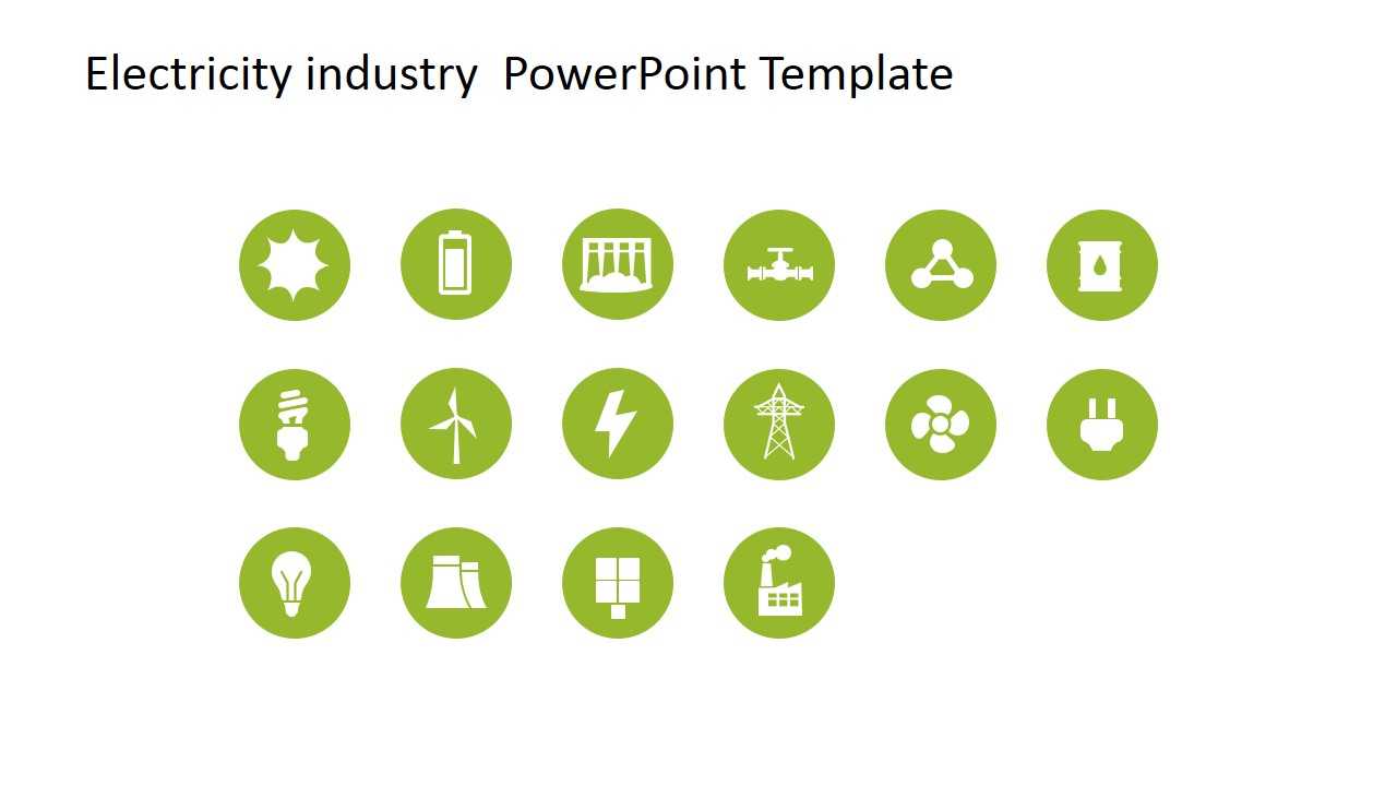 Electricity Industry Powerpoint Template For Nuclear Powerpoint Template