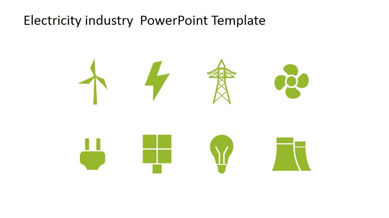 Electricity Industry Powerpoint Template In Nuclear Powerpoint Template