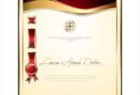 Elegant Certificate Template with regard to Elegant Certificate Templates Free