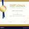 Elegant Diploma Certificate Template Completion With Regard To Christian Certificate Template