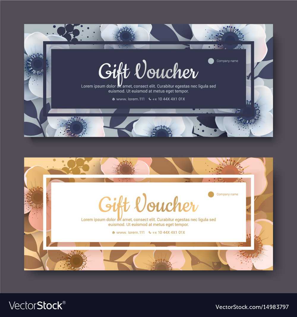 Elegant Gift Voucher Coupon Template Regarding Elegant Gift Certificate Template