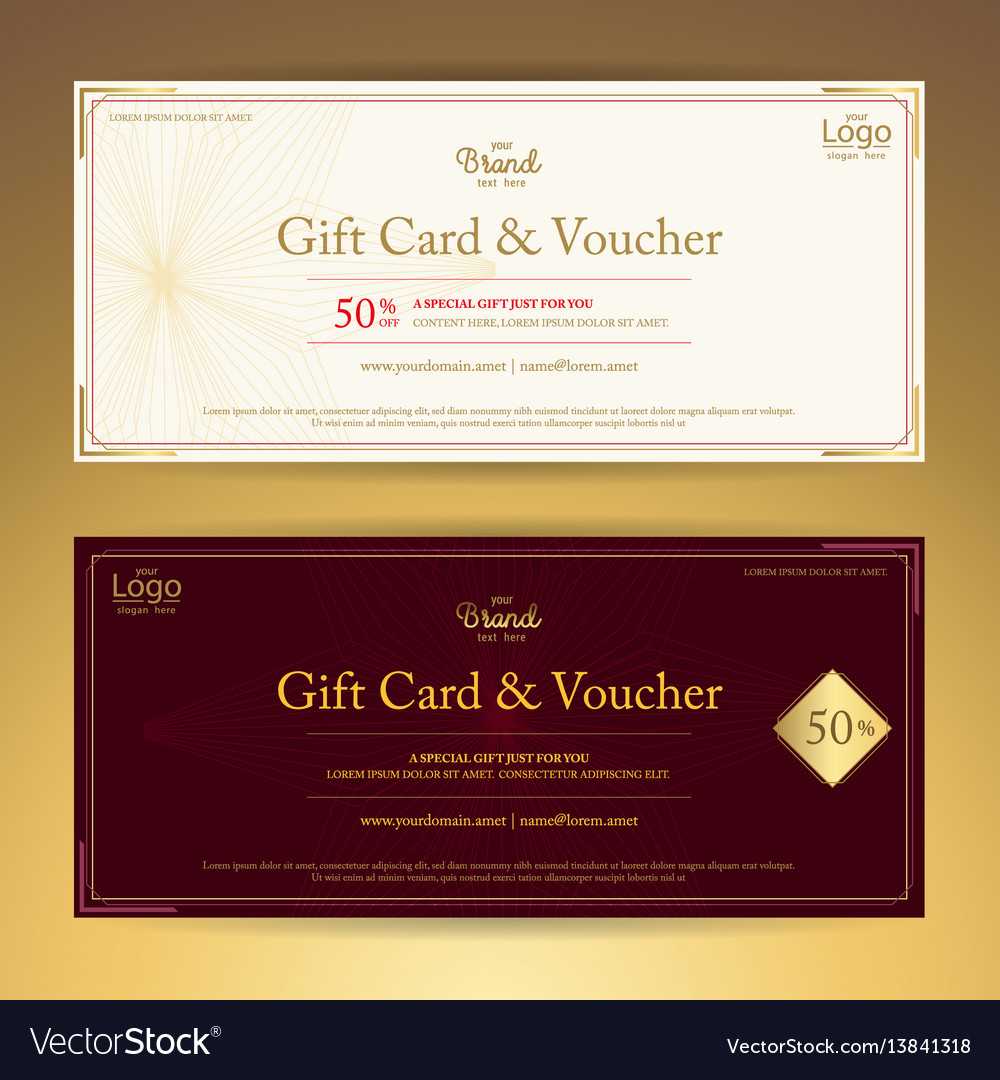 Elegant Gift Voucher Or Gift Card Or Coupon Pertaining To Elegant Gift Certificate Template