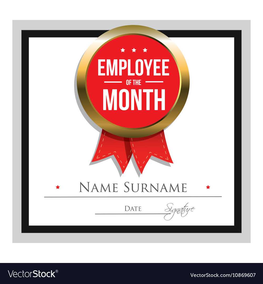 Employee Of The Month Certificate Template Regarding Best Employee Award Certificate Templates