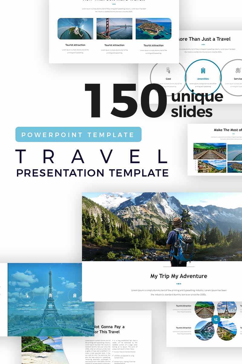 Enjoy Your Trip Presentation Powerpoint Template Pertaining To Tourism Powerpoint Template