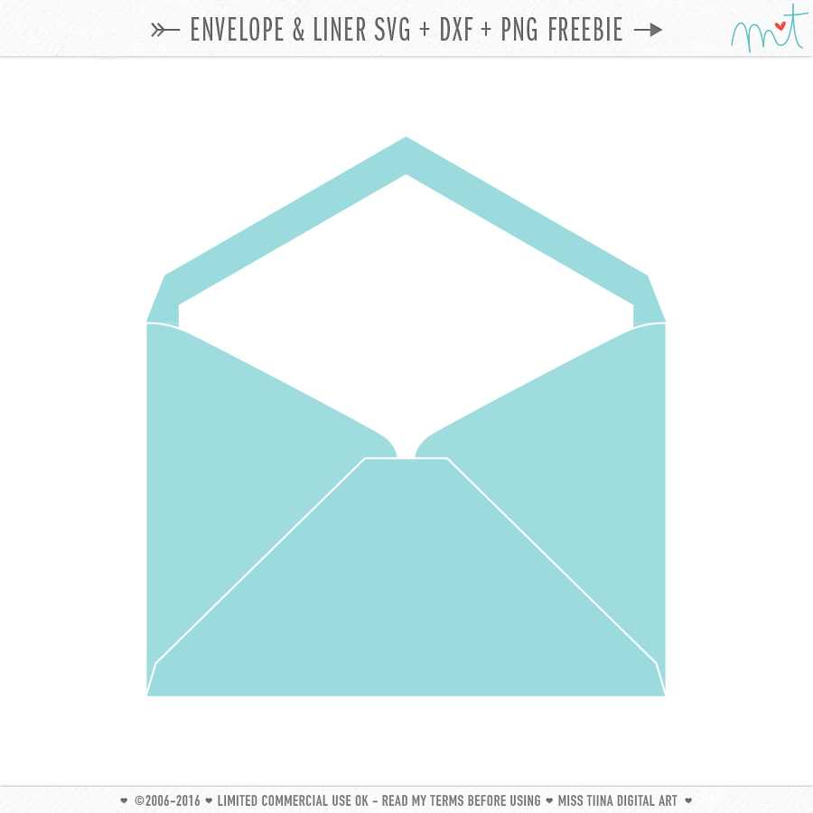 Envelope & Liner Svg + Png Freebie | Misstiina Within Free Svg Card Templates