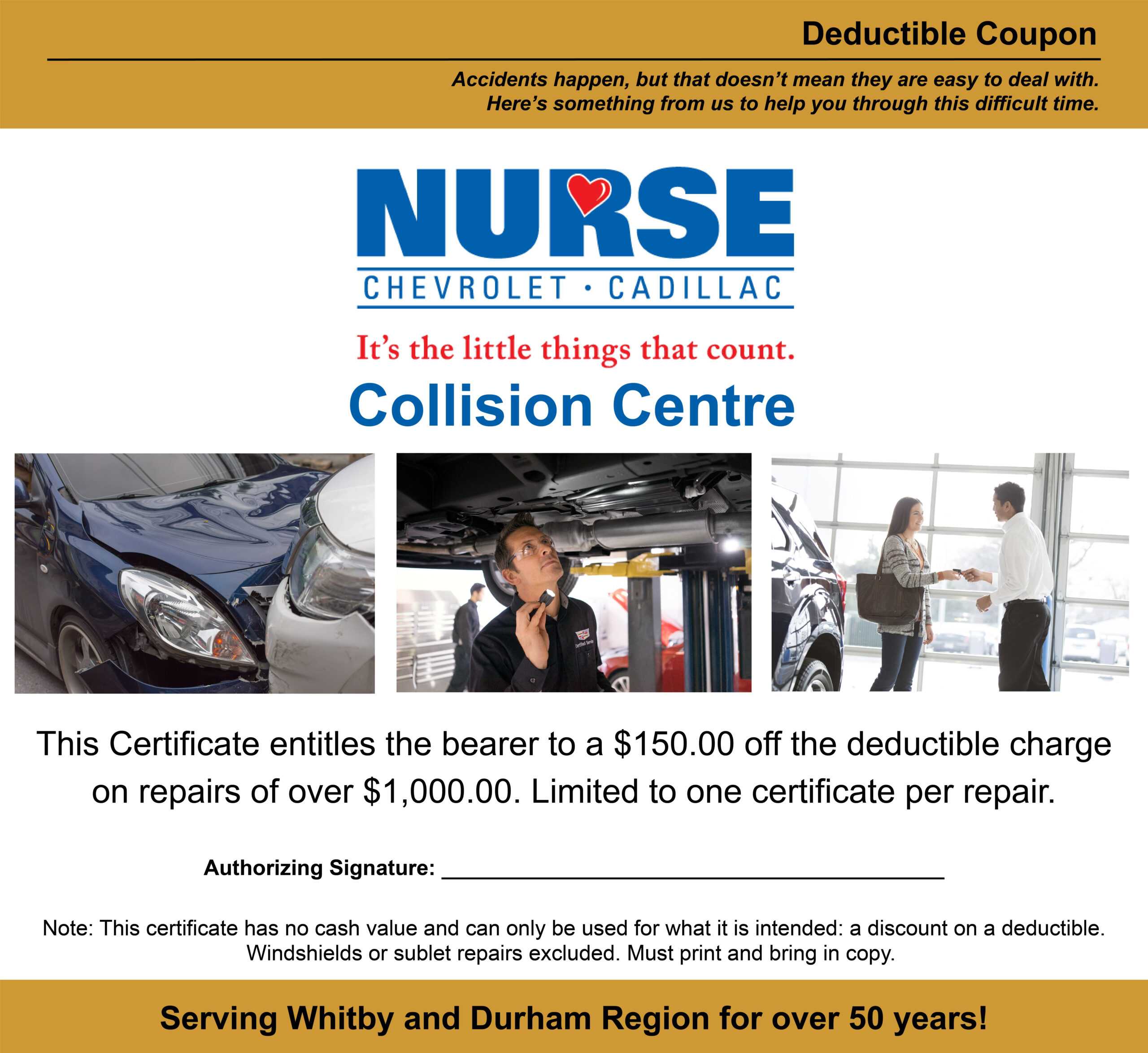 Exclusive Offers | Nurse Chevrolet Cadillac Intended For This Entitles The Bearer To Template Certificate