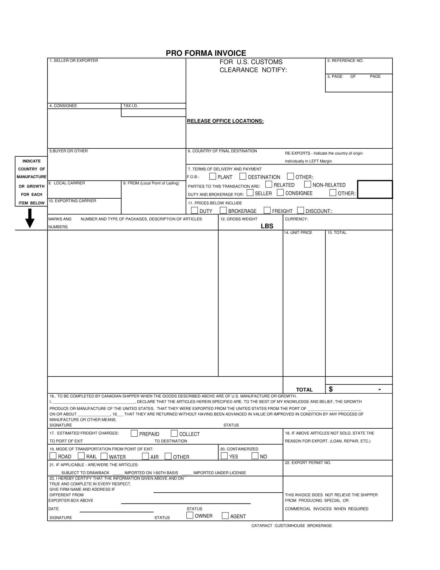 Export Invoice Template – Vmarques Regarding Chiropractic Travel Card Template