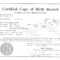 🥰free Printable Certificate Of Birth Sample Template🥰 With Regard To Birth Certificate Template Uk