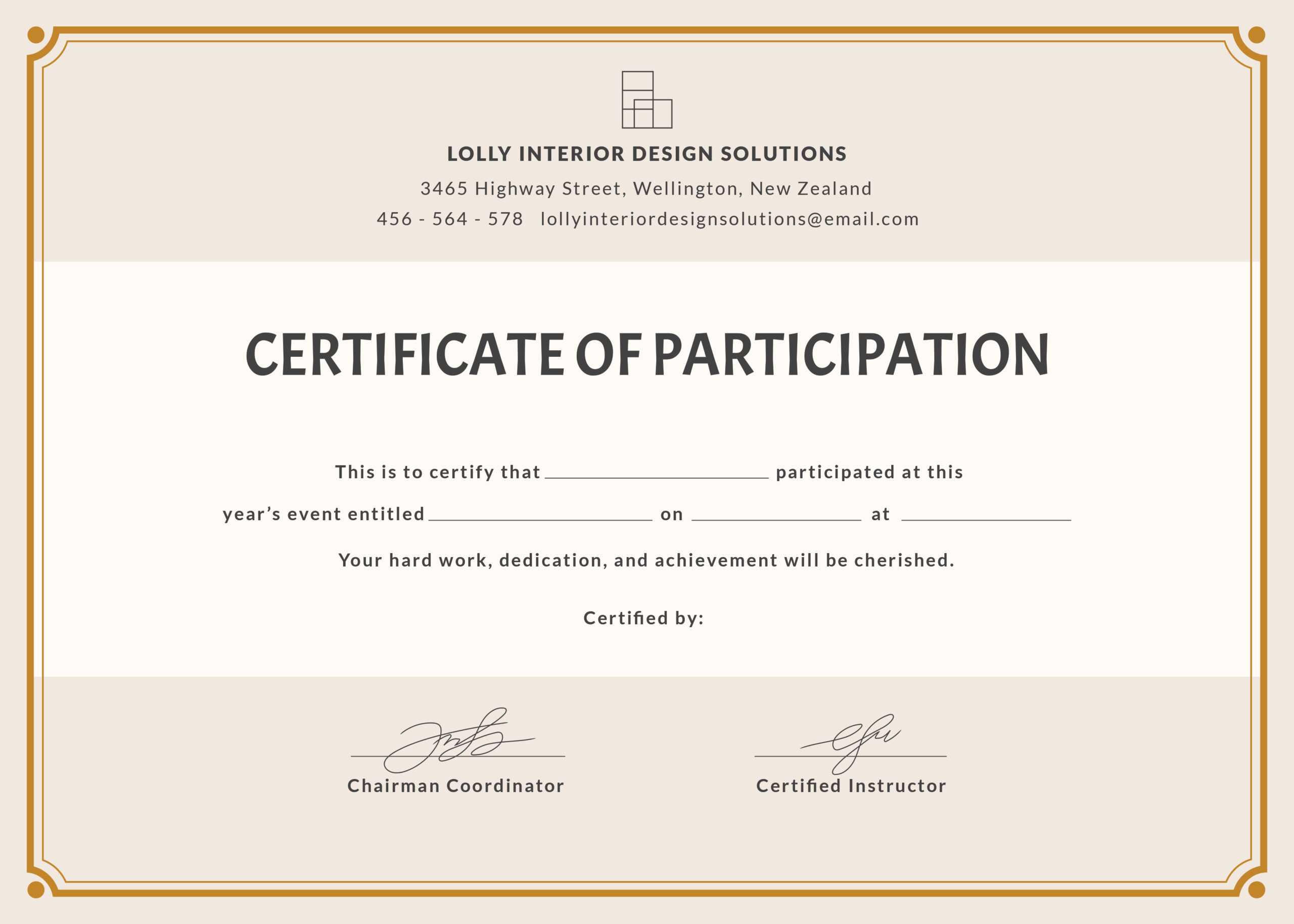 🥰free Printable Certificate Of Participation Templates (Cop)🥰 For Templates For Certificates Of Participation