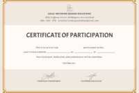 🥰free Printable Certificate Of Participation Templates (Cop)🥰 pertaining to Certificate Of Participation Template Pdf