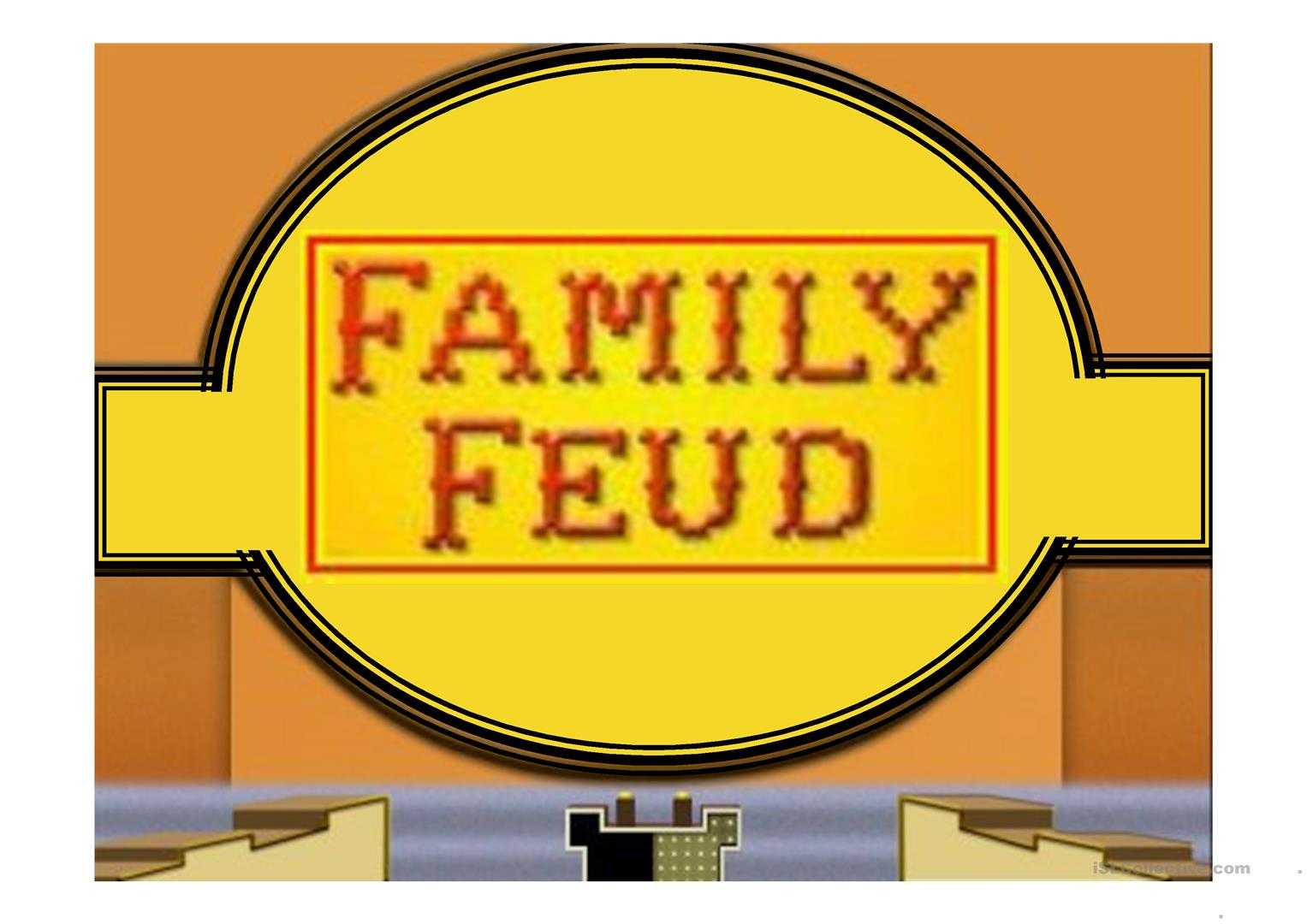 Family Feud Game Power Point Template – English Esl Powerpoints Pertaining To Family Feud Powerpoint Template Free Download