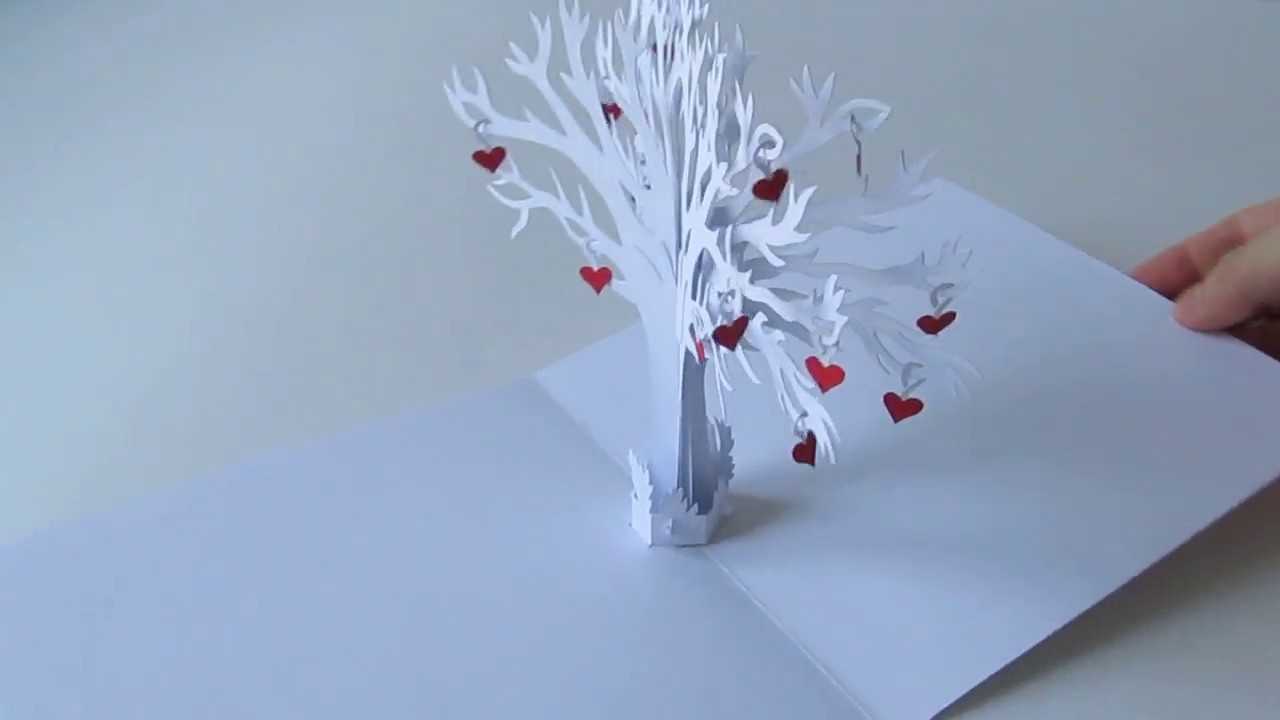 Family Love Tree Pop Up Card Intended For Pop Up Tree Card Template