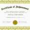 Farewell Certificate Template - Professional Template intended for Farewell Certificate Template