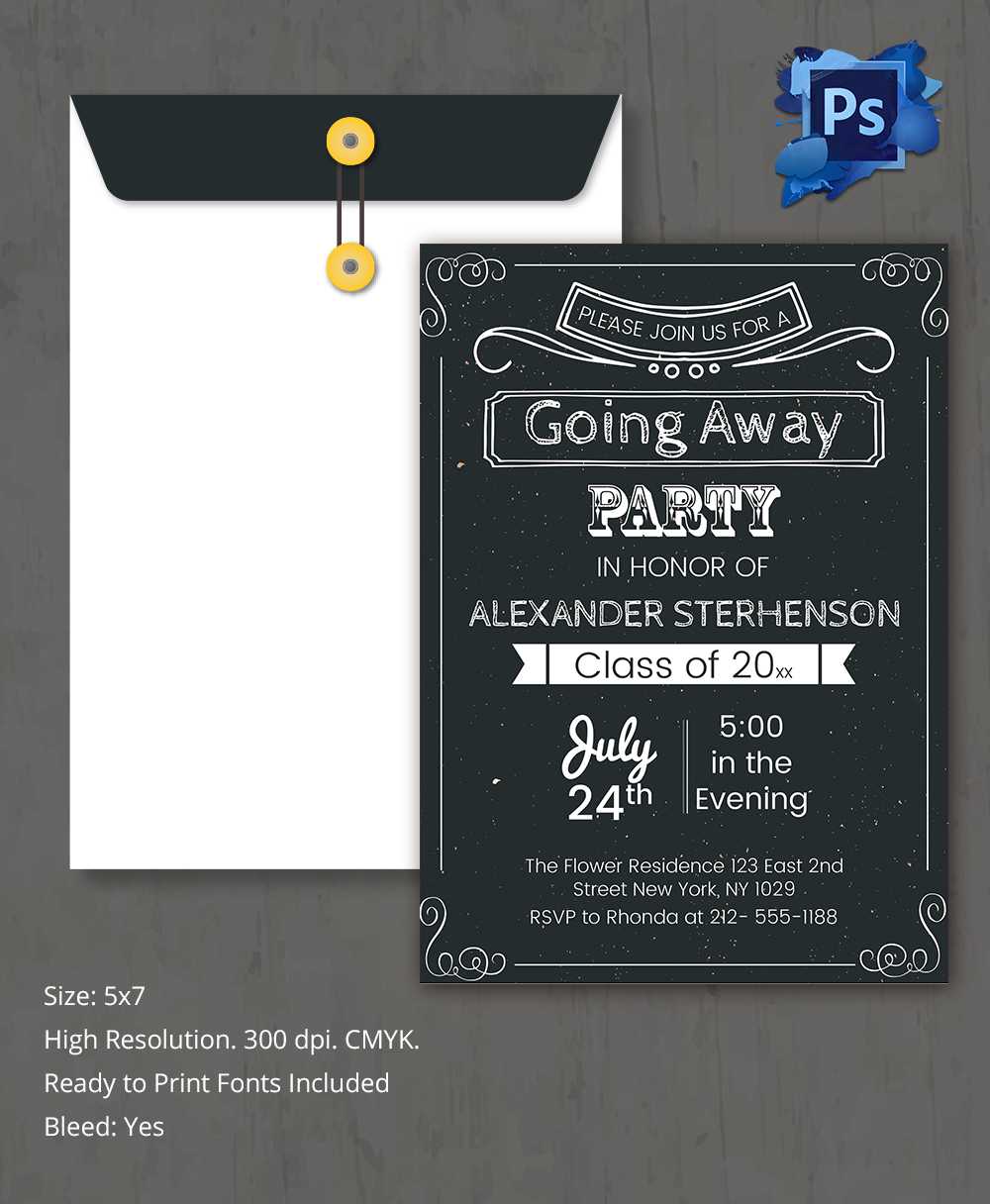 Farewell Invitations Templates With Regard To Farewell Invitation Card Template