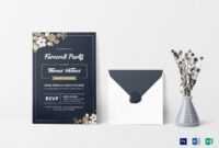 Farewell Party Invitation Card Template with regard to Farewell Card Template Word