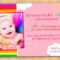 First Birthday Invitation Cards With First Birthday Invitation Card Template