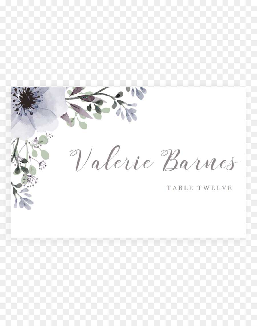 Floral Wedding Invitation Background Png Download – 1200 Regarding Table Place Card Template Free Download