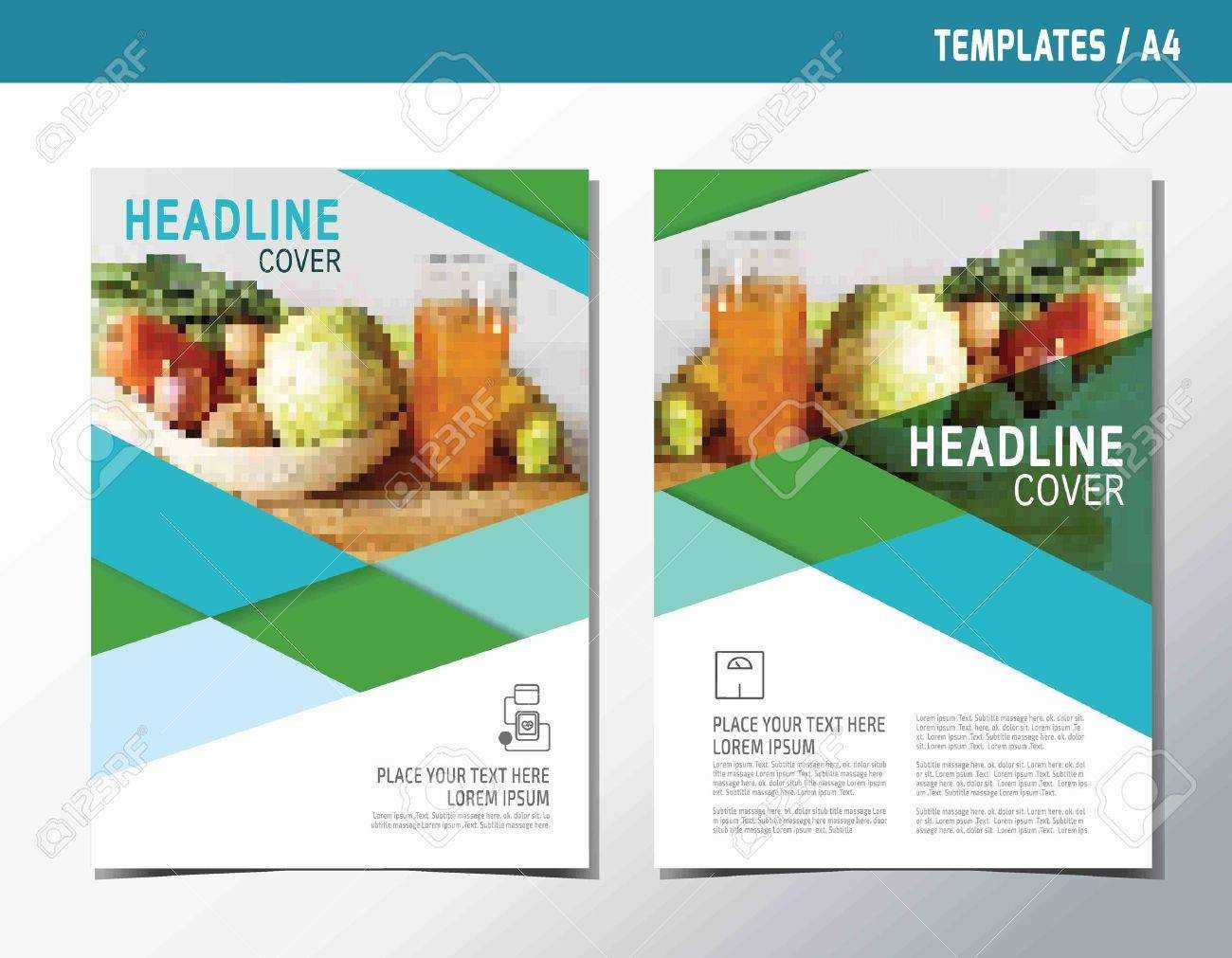 Flyer Leaflet Brochure Template A4 Size Design.abstract Flat.. Regarding Nutrition Brochure Template
