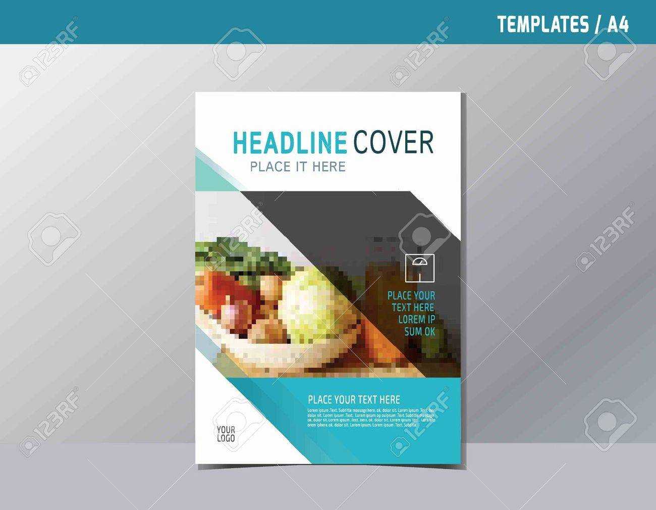 Flyer Leaflet Brochure Template A4 Size Design. Pertaining To Nutrition Brochure Template
