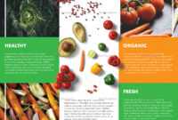 Food Brochure Template for Nutrition Brochure Template