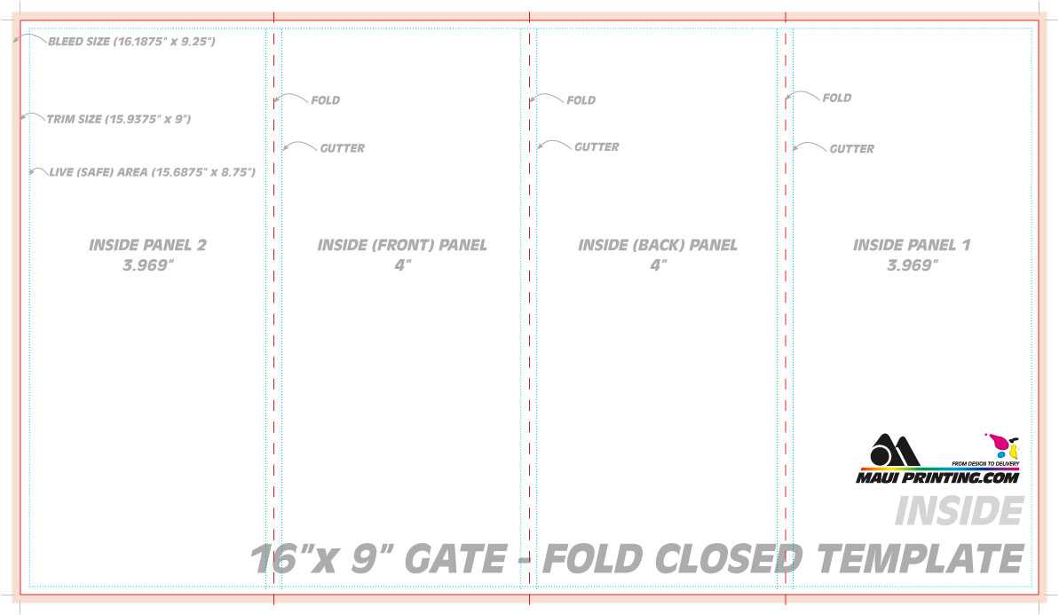 Four Fold Brochure Templates – Horizonconsulting.co Inside 4 With 4 Panel Brochure Template