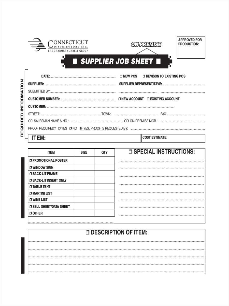 Free 10+ Job Sheet Examples & Samples In Google Docs In Service Job Card Template