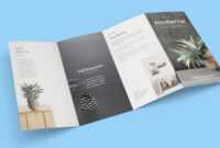 Free 4-Panel Quad-Fold Brochure Mockup Psd - Good Mockups in Quad Fold Brochure Template