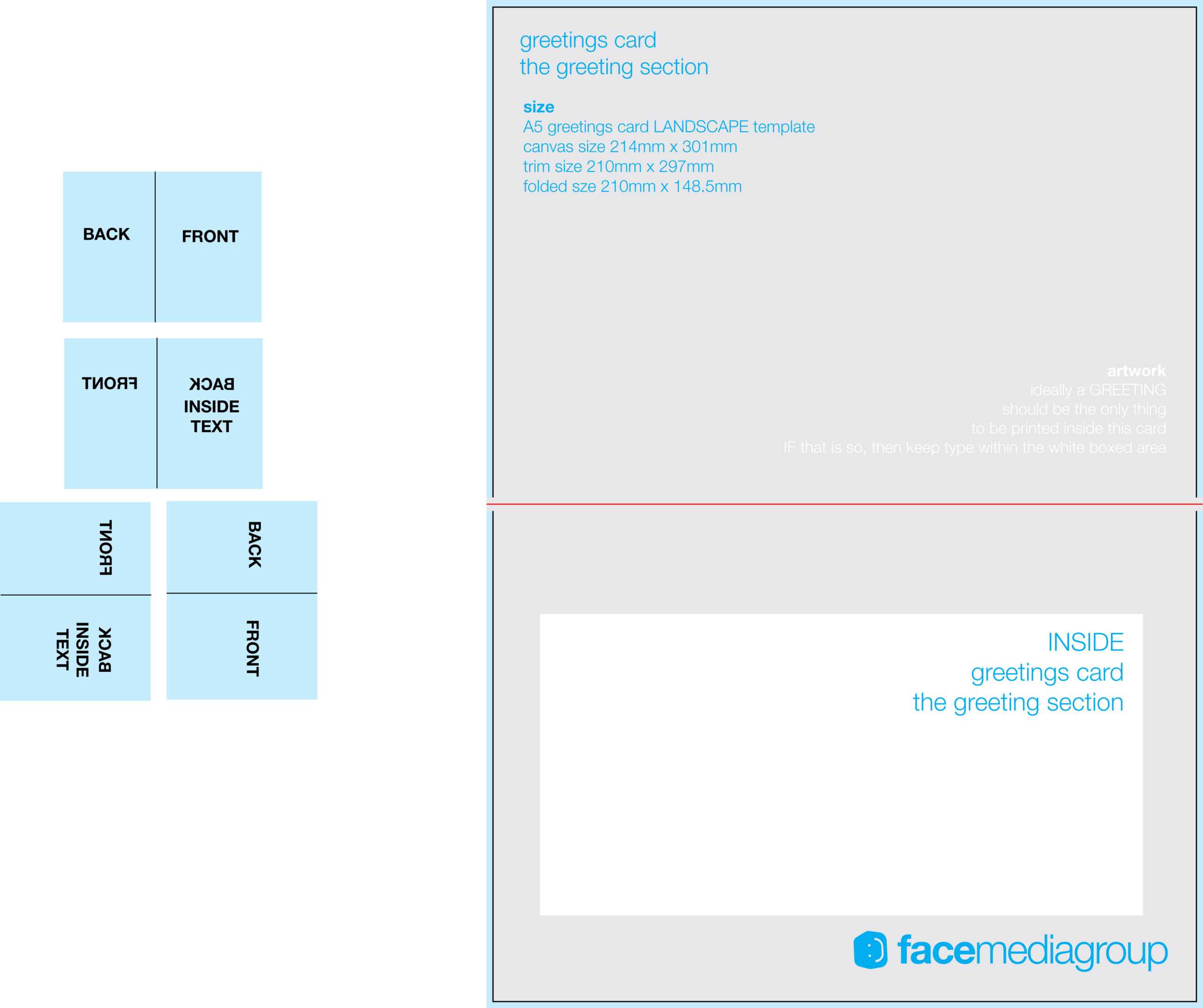 Free Blank Greetings Card Artwork Templates For Download Inside Foldable Birthday Card Template