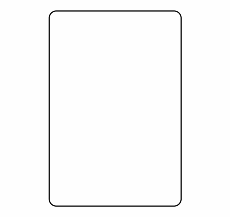 Free Blank Playing Card Png, Download Free Clip Art, Free For Template For Playing Cards Printable
