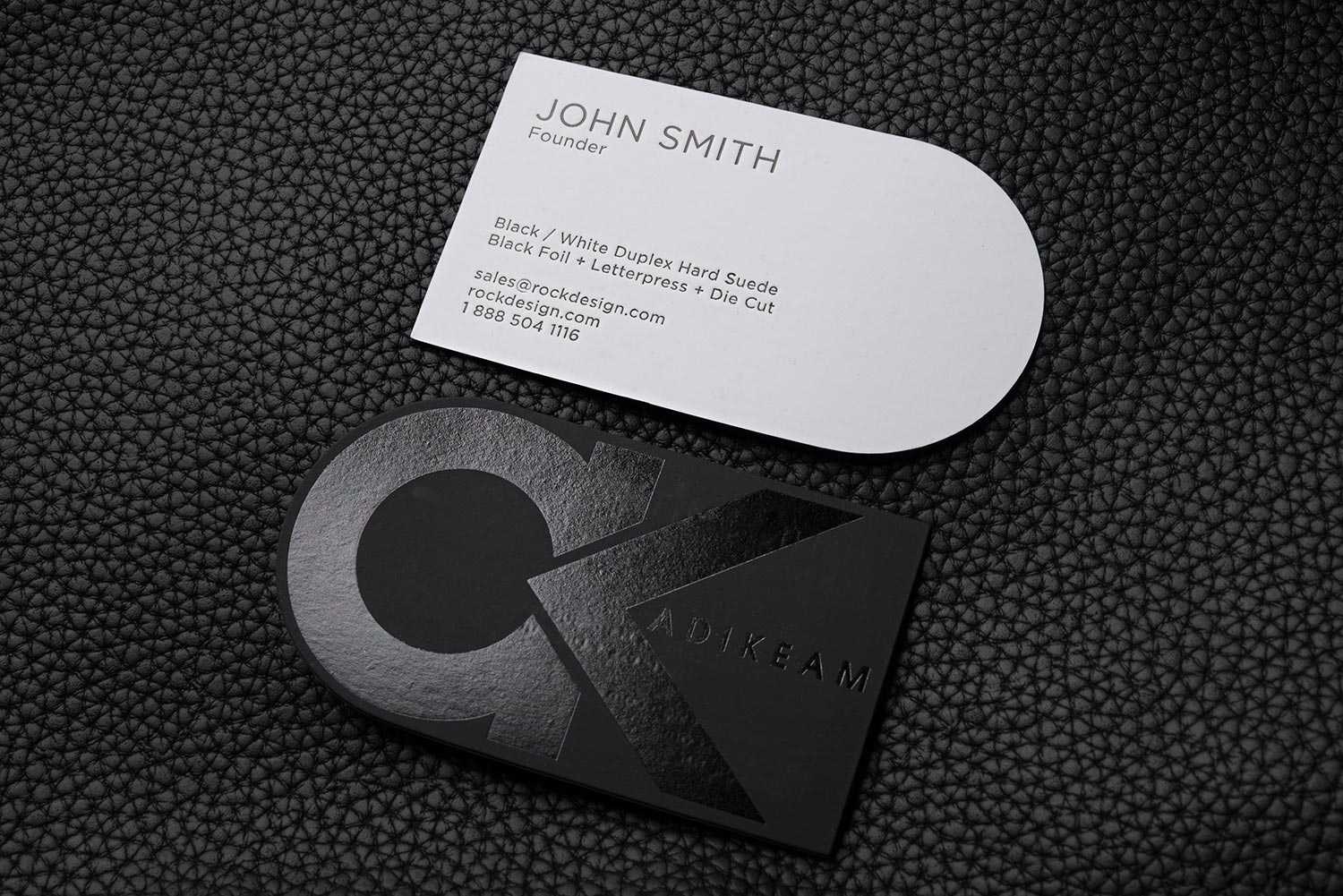 Free Bold And Creative Black And White Business Card Intended For Black And White Business Cards Templates Free