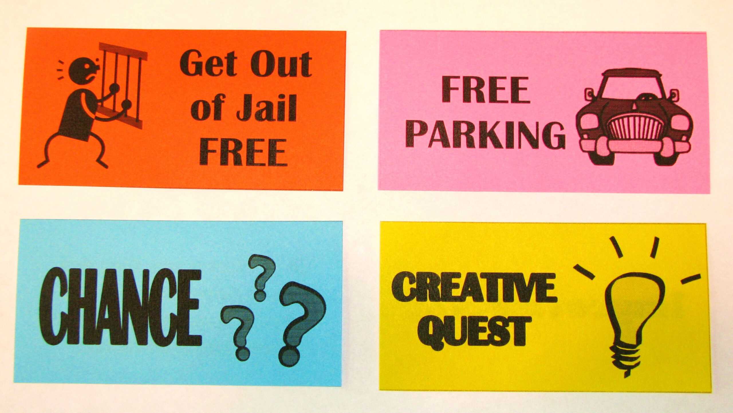 Free Card: Get Out Of Jail Free Card Monopoly Pertaining To Get Out Of Jail Free Card Template