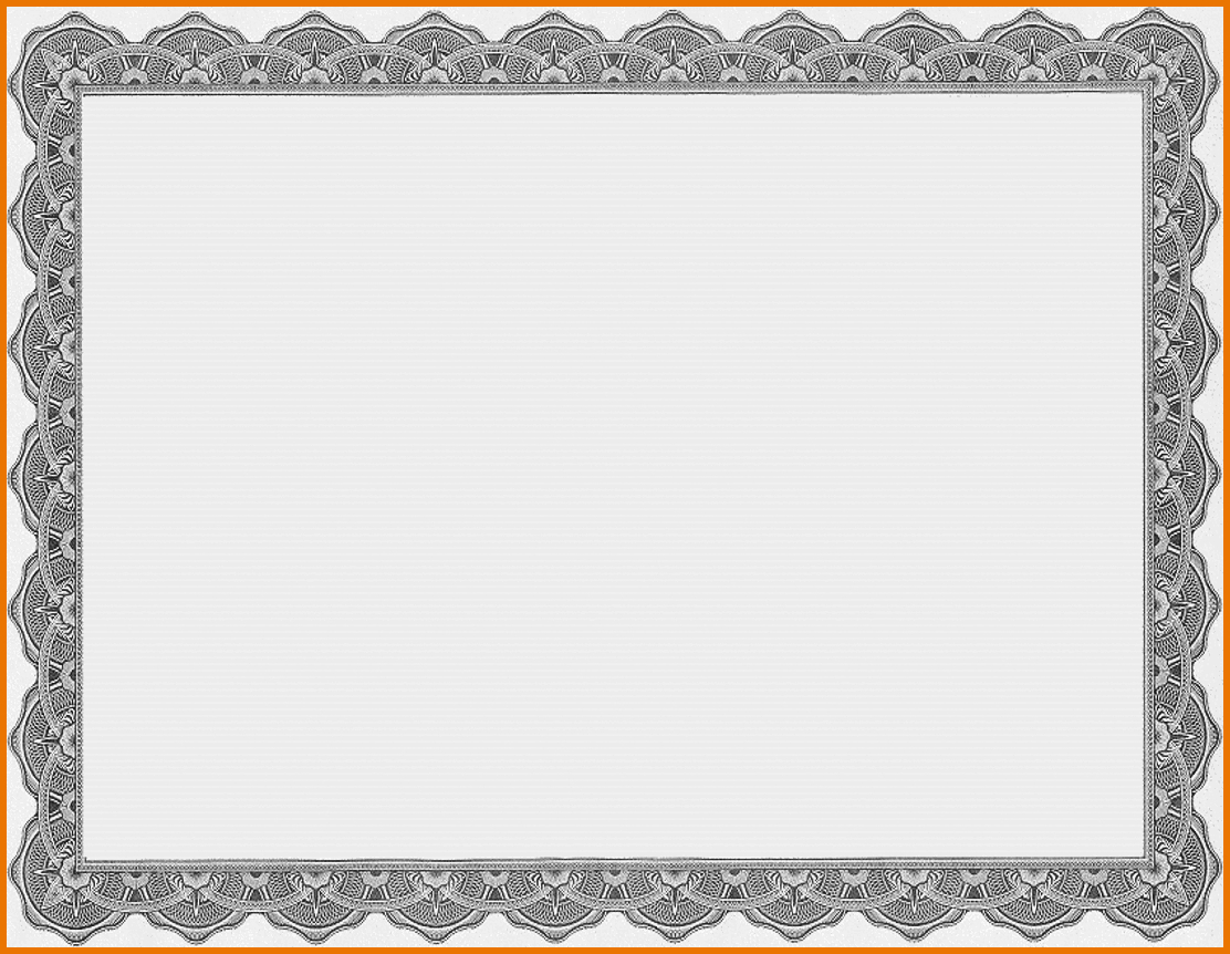 Free Certificate Border Clipart Intended For Free Printable Certificate Border Templates
