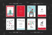 Free Christmas Card Templates For Photoshop &amp; Illustrator within Free Christmas Card Templates For Photoshop