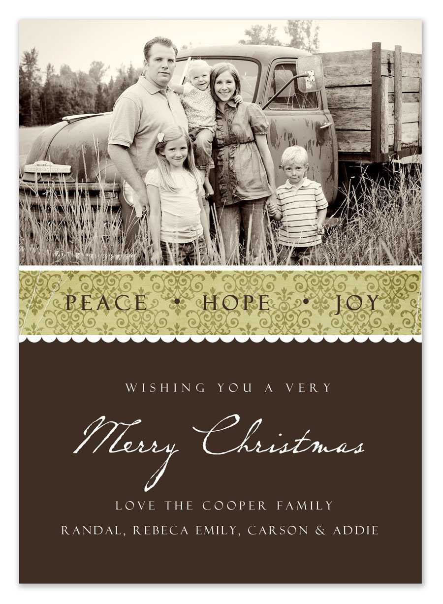 Free Christmas Card Templates With Regard To Free Christmas Card Templates For Photographers