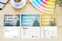 Free Church Connection Cards - Beautiful Psd Templates regarding Church Invite Cards Template