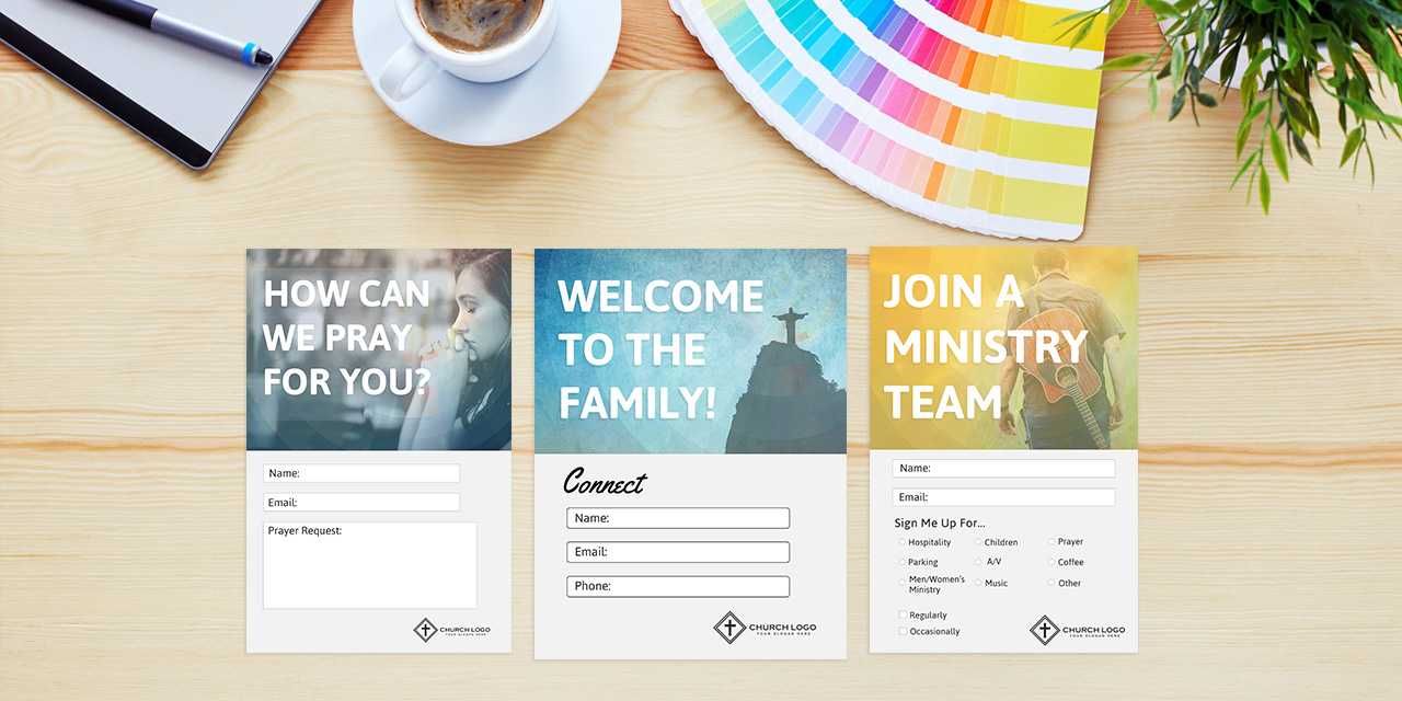 Free Church Connection Cards - Beautiful Psd Templates Regarding Church Invite Cards Template