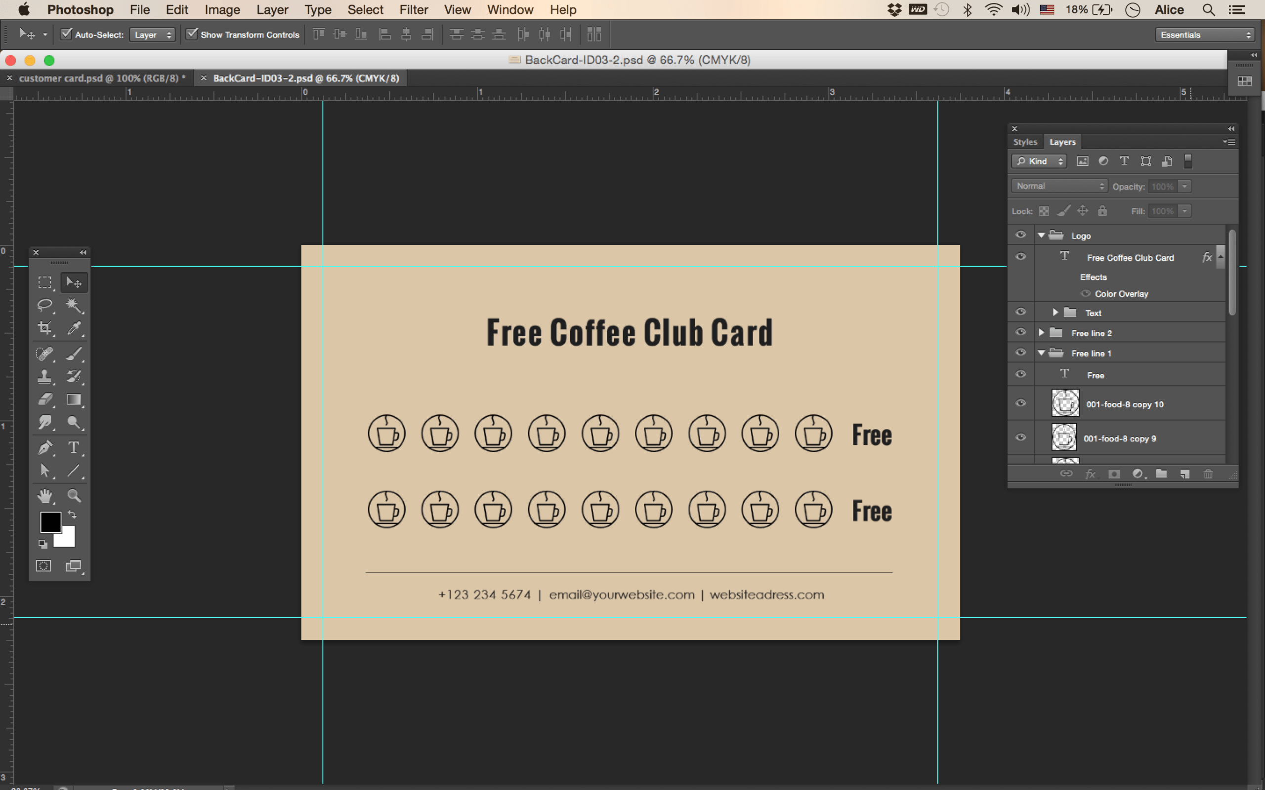 Free Coffee Club Card – Id03 Inside Customer Loyalty Card Template Free