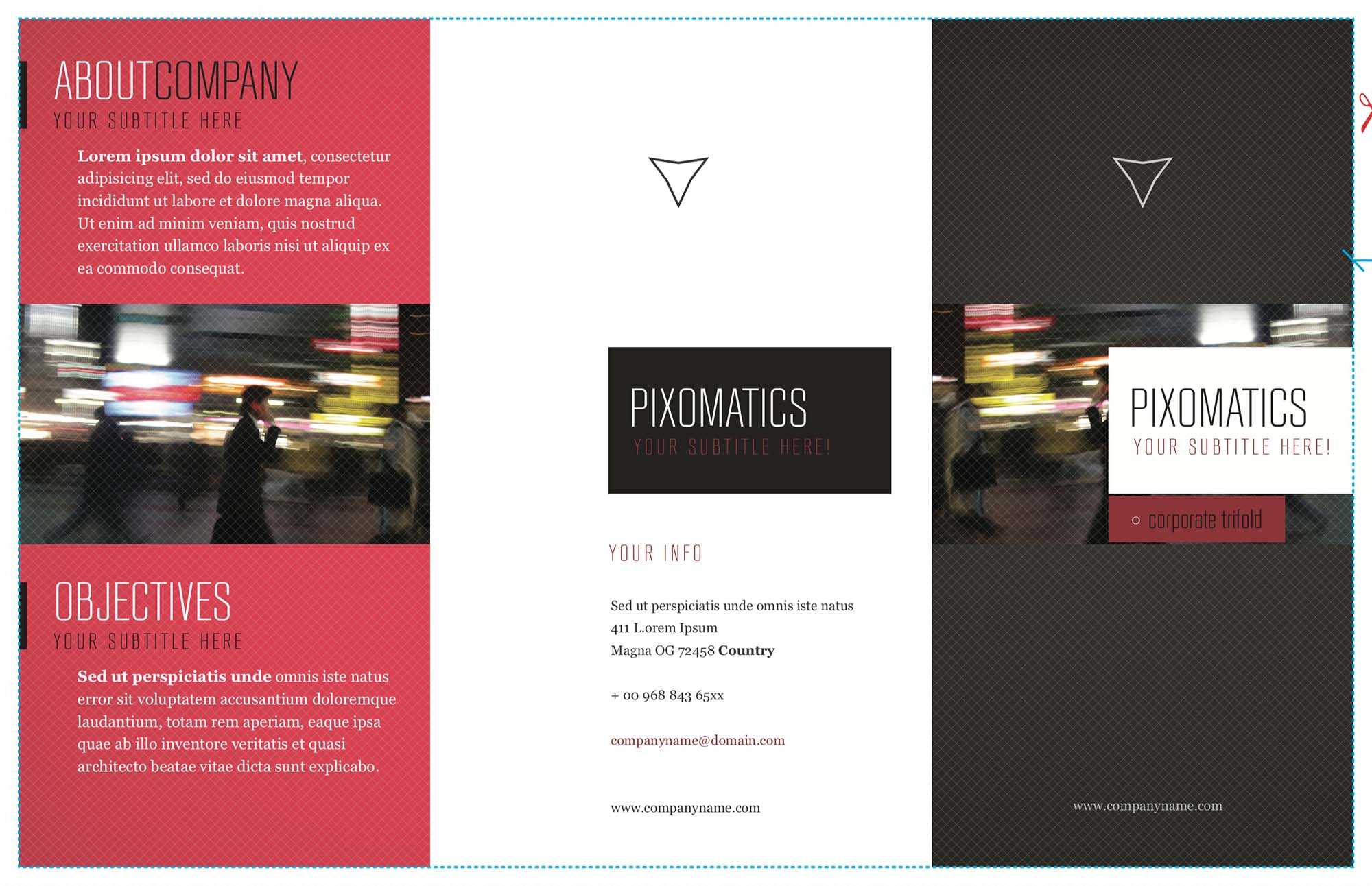 Free Corporate Tri Fold Brochure Template (Ai) In Tri Fold Brochure Ai Template