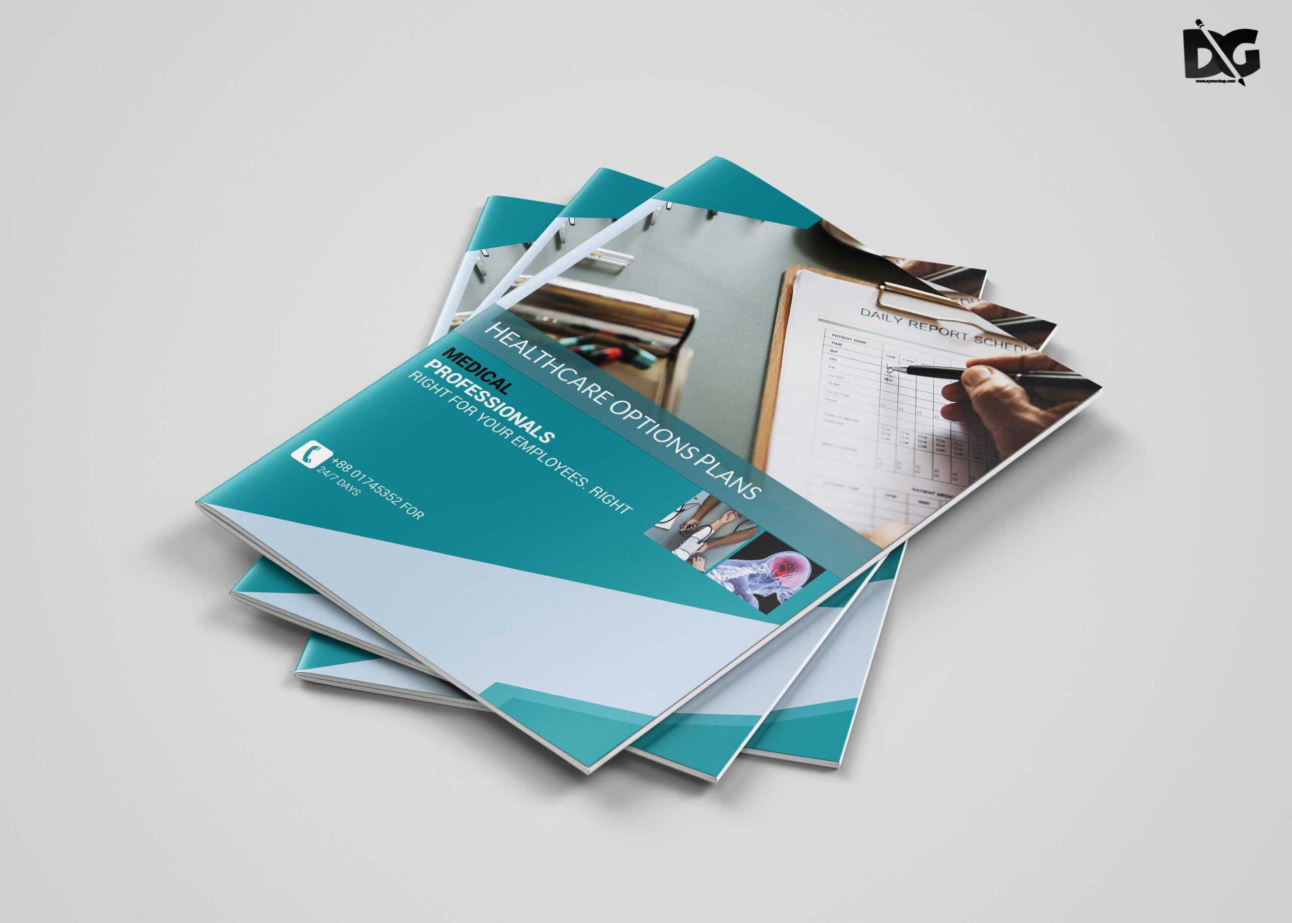 Free Download Health Care A4 Brochure Template | Free Psd Mockup Within Healthcare Brochure Templates Free Download