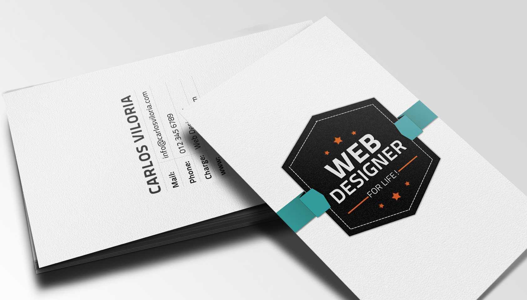 Free Download: Retro Business Card Psd | Webdesigner Depot With Web Design Business Cards Templates