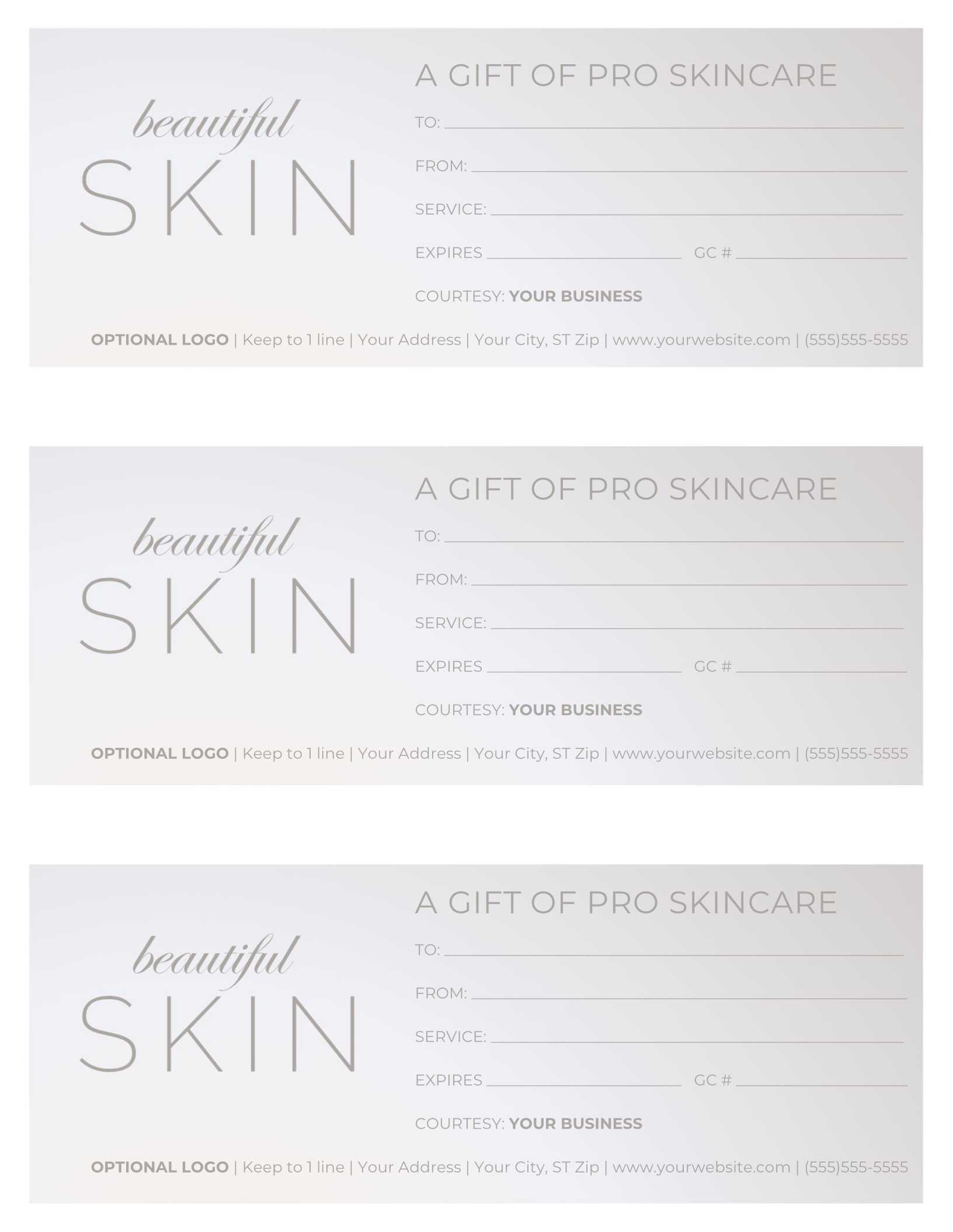 Free Gift Certificate Templates For Massage And Spa Regarding Spa Day Gift Certificate Template