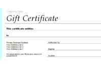 Free Gift Certificate Templates You Can Customize throughout Custom Gift Certificate Template