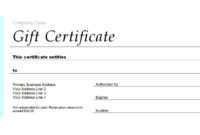 Free Gift Certificate Templates You Can Customize throughout Publisher Gift Certificate Template